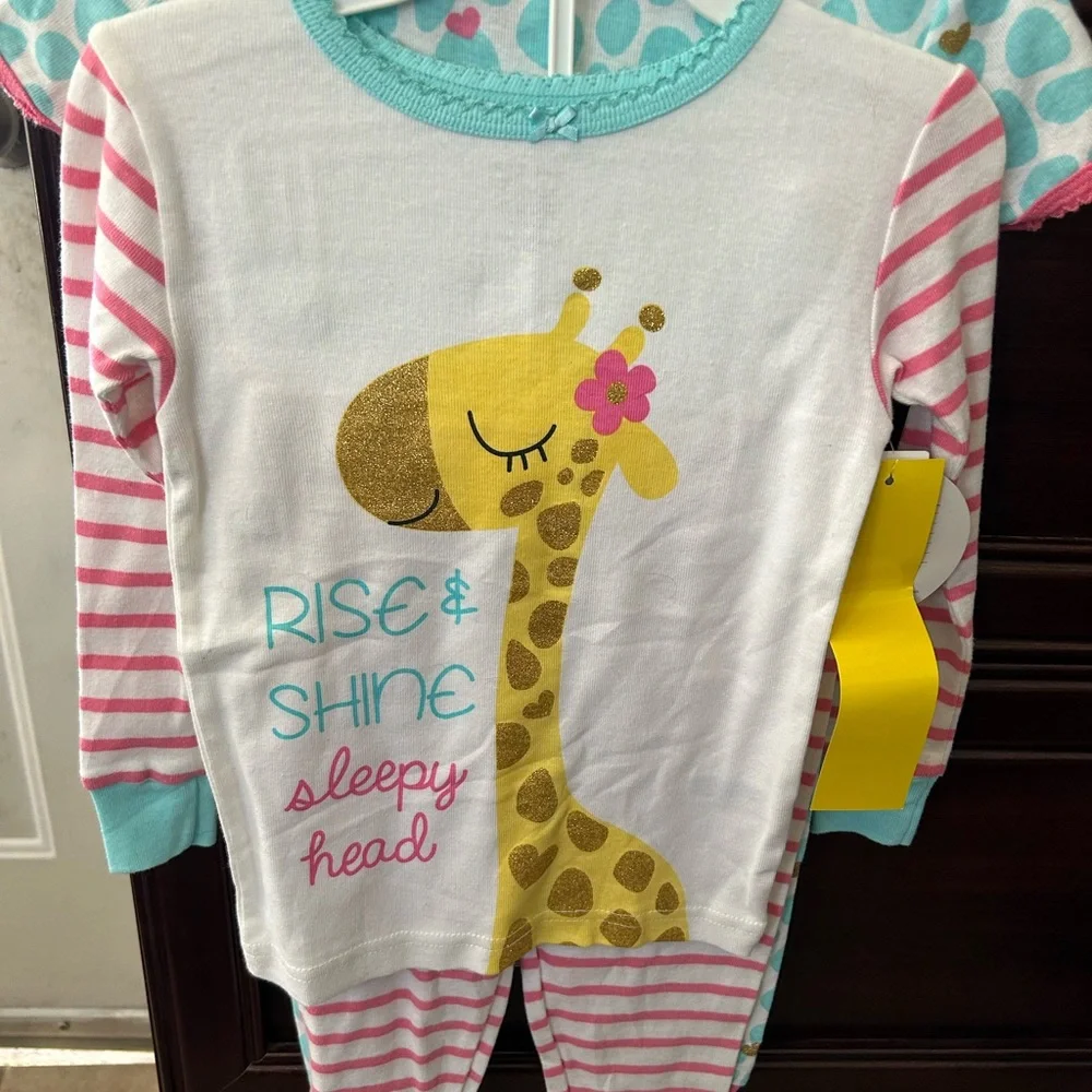 2T two pair of pajama set NWT - Picture 2 of 3